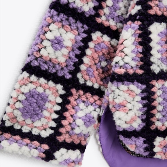 Size XS-S | Zara | NWT Oversized Crochet Effect Wool Sweater - Picture 11 of 11